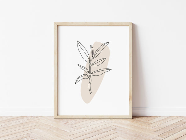 Leaf Shape 3 Print