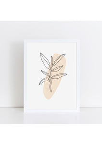 Leaf Shape 3 Print