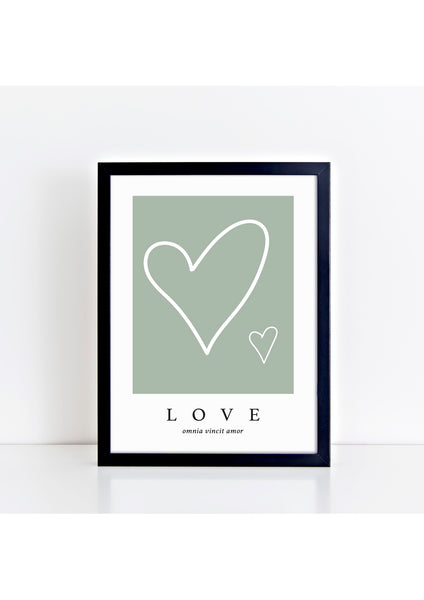 Love Latin - Sage/White Print