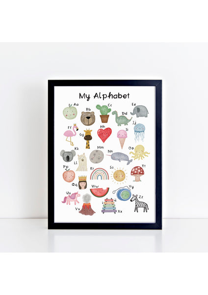 My Alphabet Print