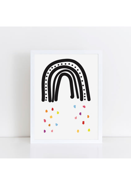 Rainbow Drops Print