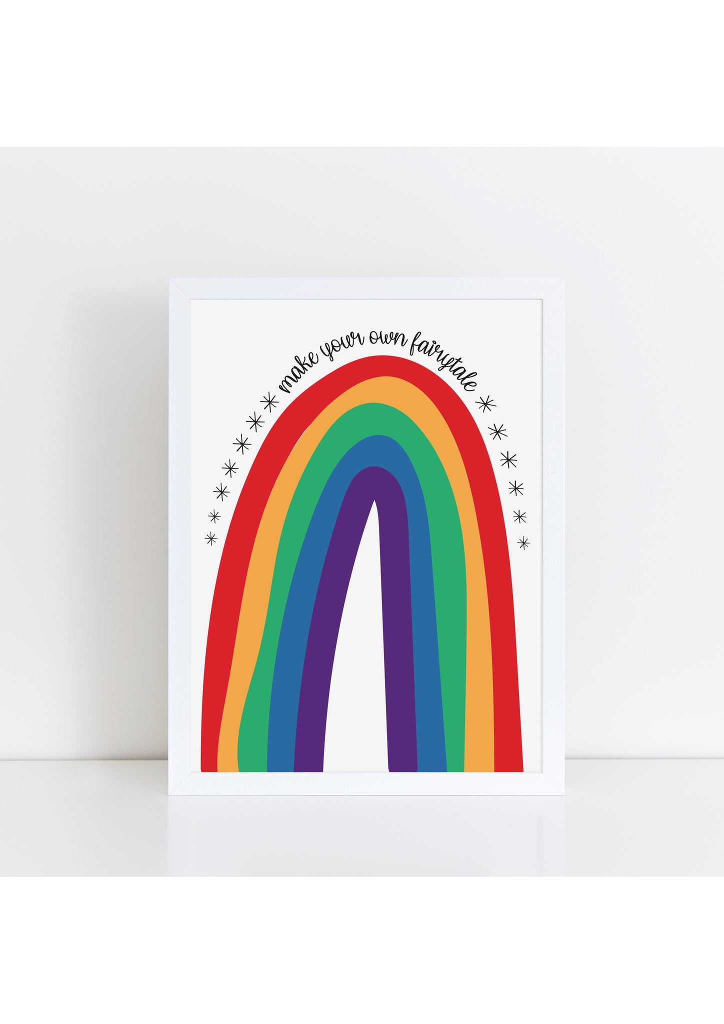 Rainbow Fairytale Print