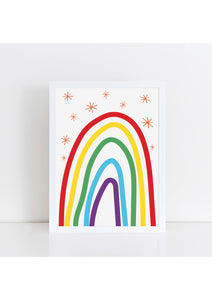 Rainbow Print - brights