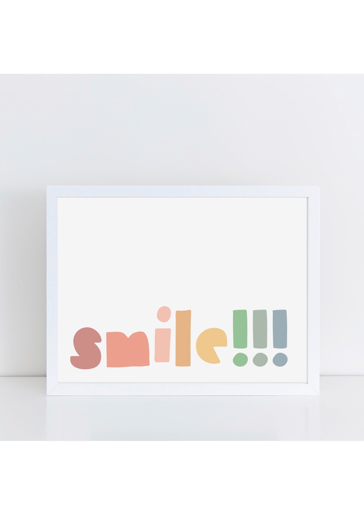 Smile Landscape Print - Muted