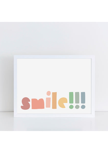 Smile Landscape Print - Muted