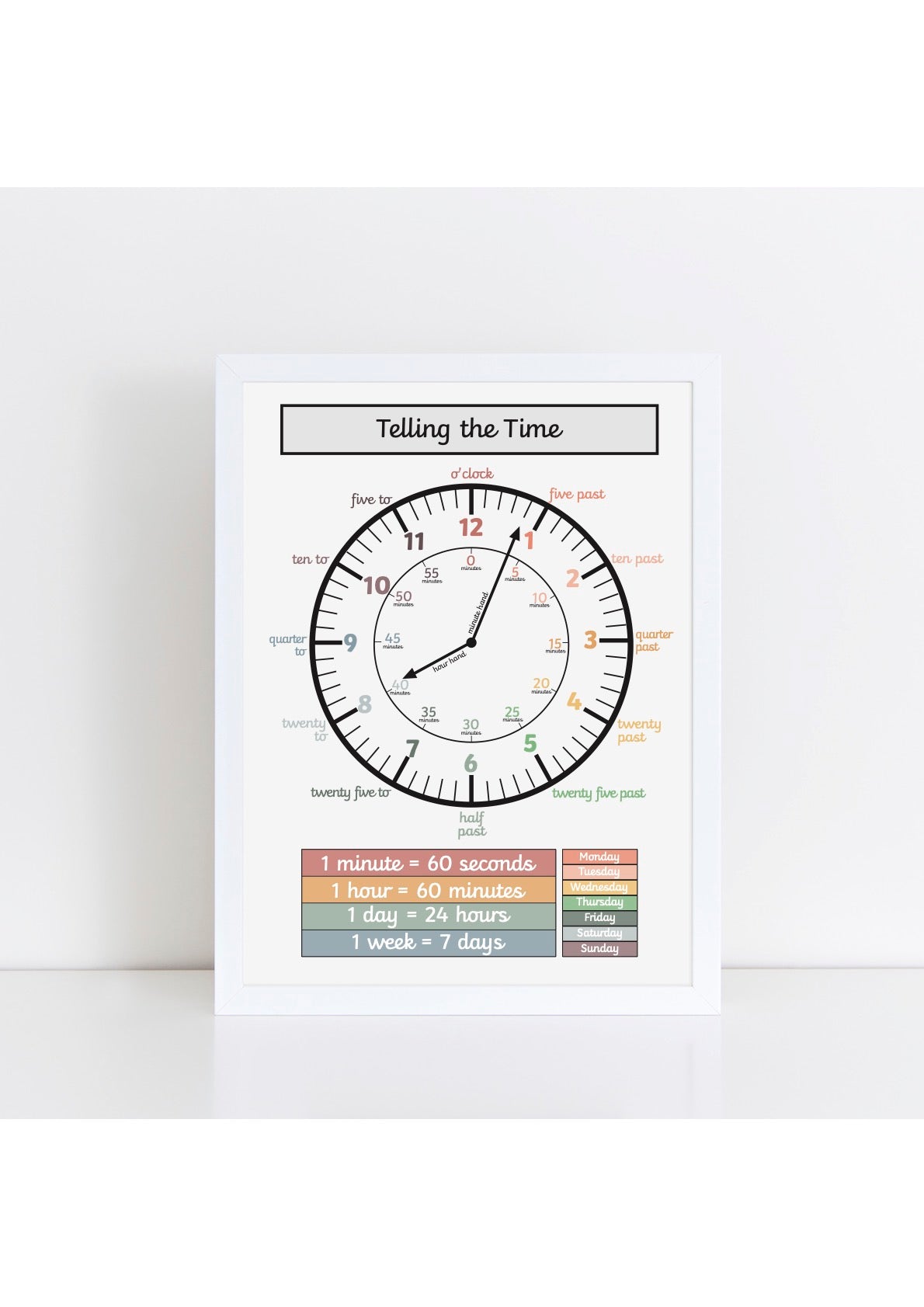 Time black Print - muted