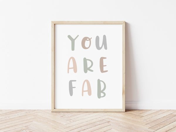 You Are Fab - Muted Camo