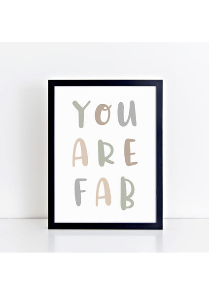You Are Fab - Muted Camo