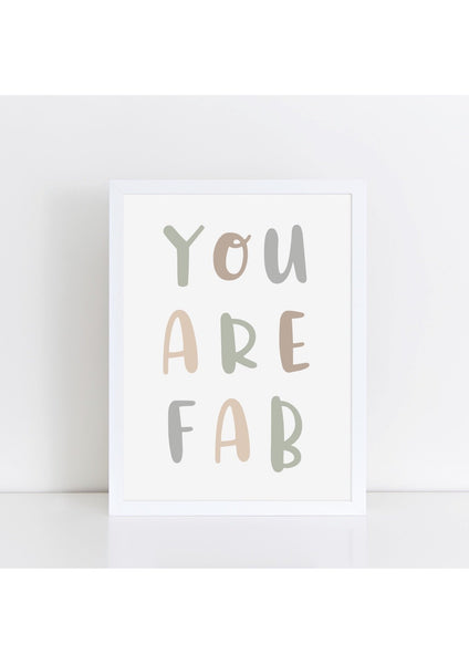 You Are Fab - Muted Camo