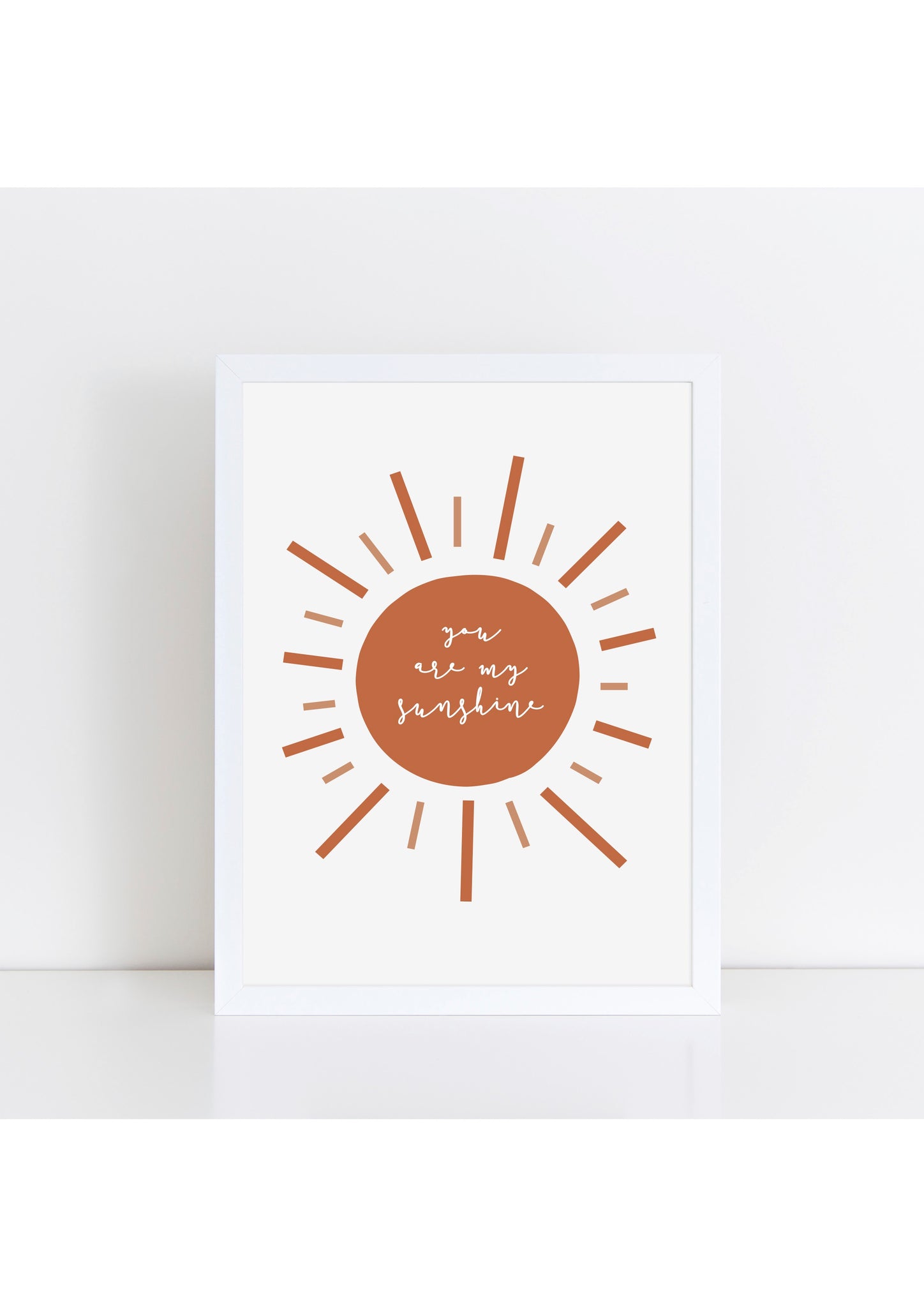 You Are My Sunshine - burnt orange