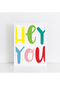 Hey You Print - large font