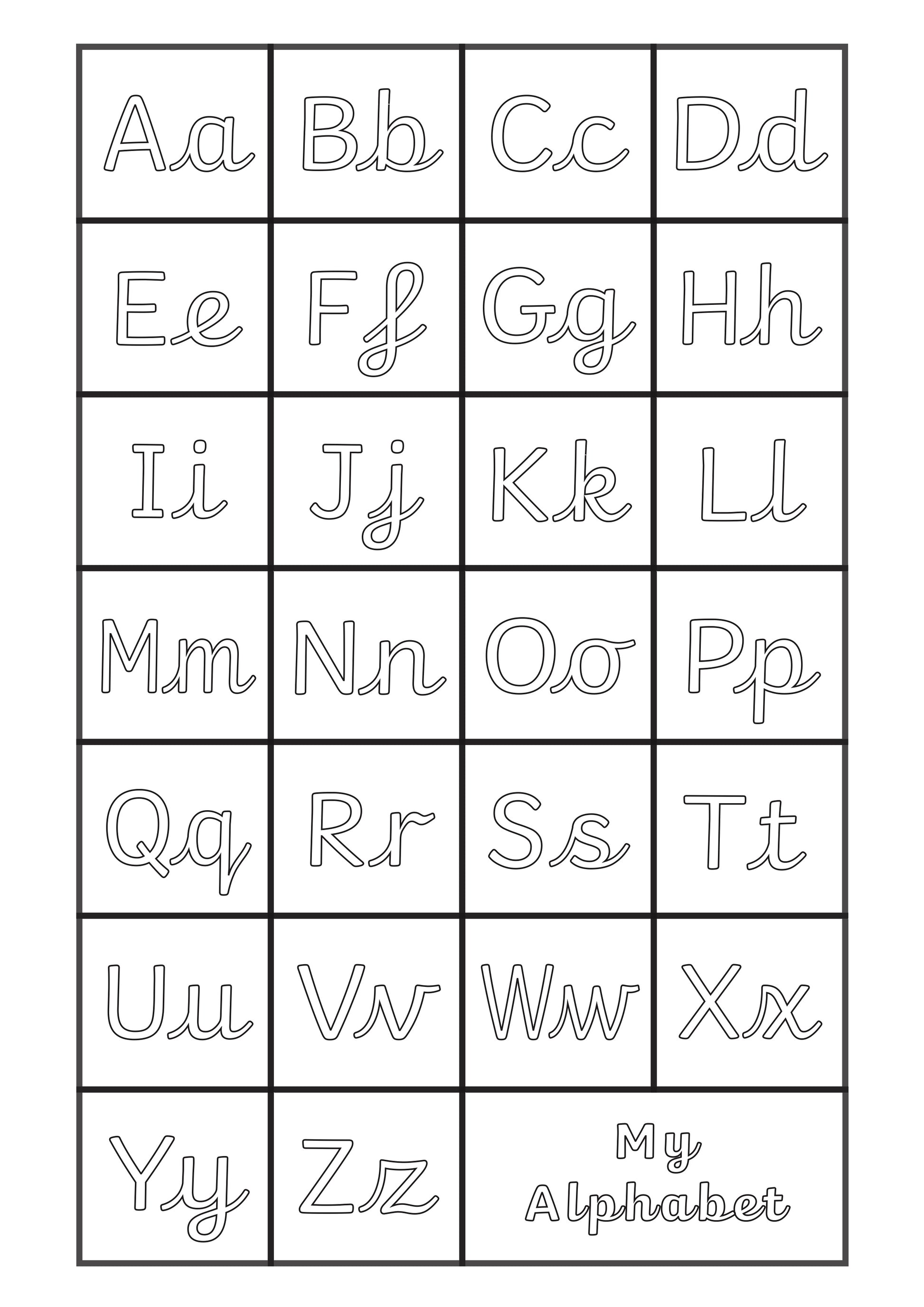 FREE Handwriting Alphabet Printables – The Little Jones free-handwriting-alphabet-printables-the-little-jones