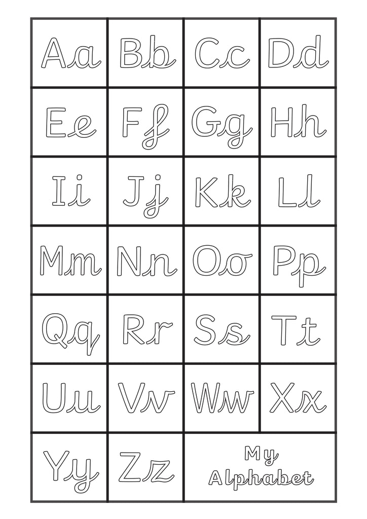 FREE Handwriting Alphabet Printables – The Little Jones free-handwriting-alphabet-printables-the-little-jones