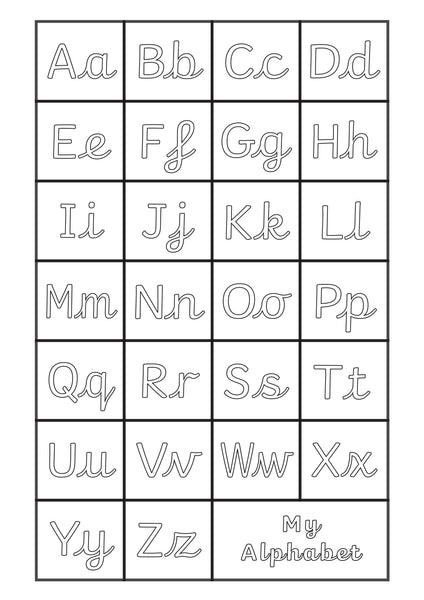 FREE Handwriting Alphabet Printables