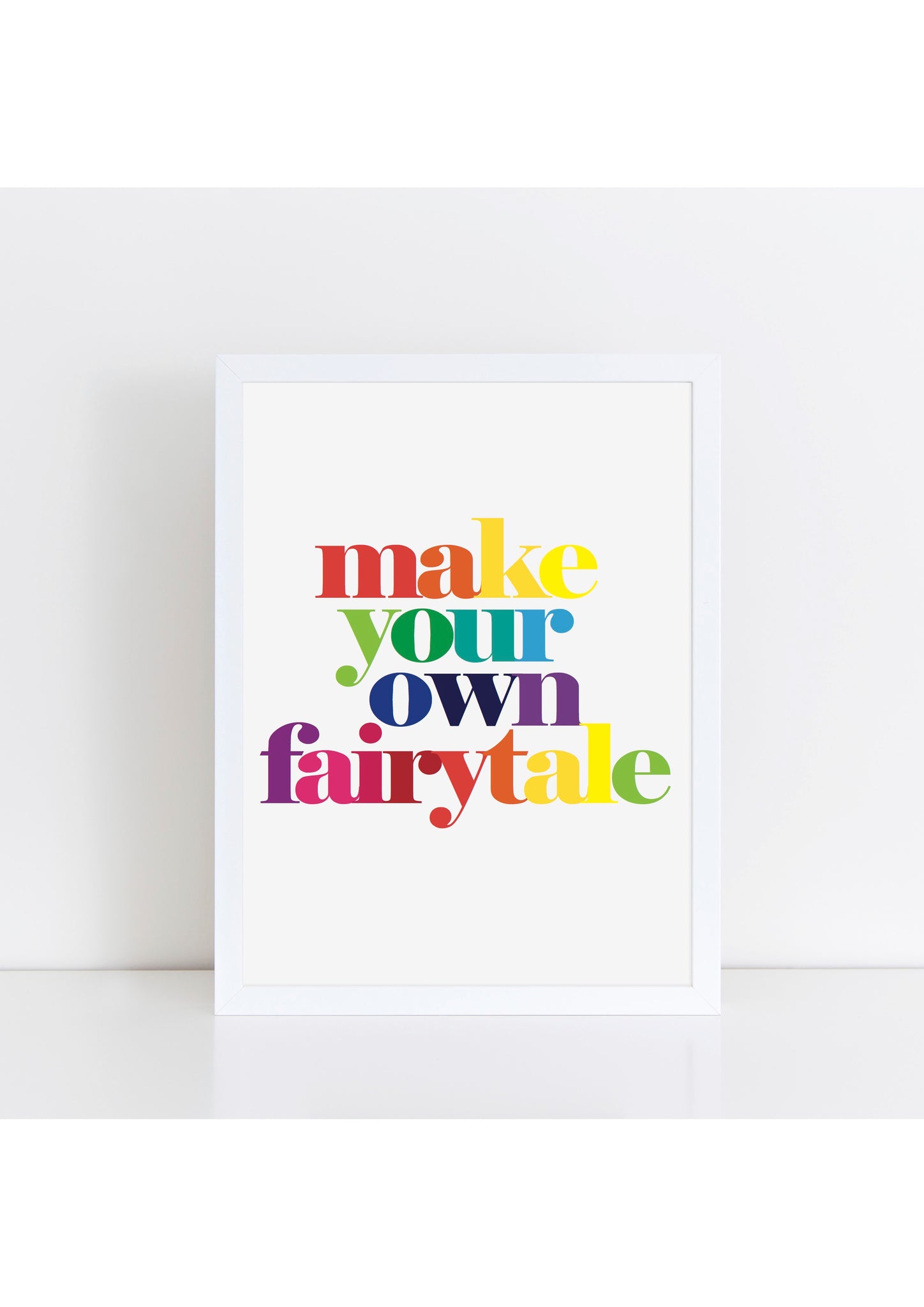 Make Your Own Fairytale Print - rainbow