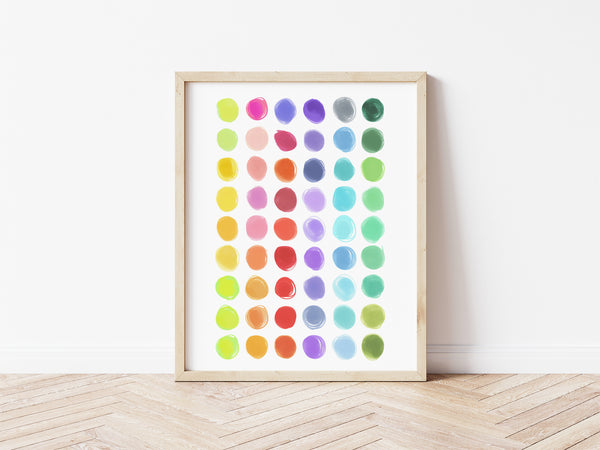 Marker Circles Print