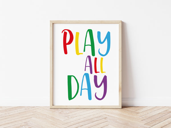 Play All Day Print