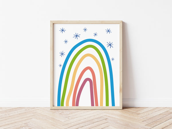 Rainbow Print - alternative colour way