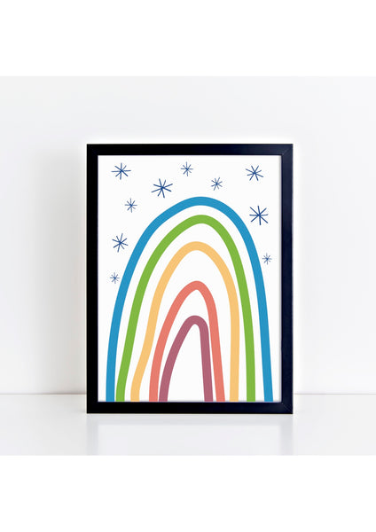 Rainbow Print - alternative colour way