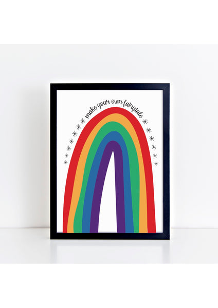 Rainbow Fairytale Print